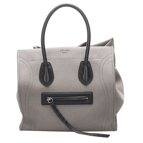 celine luggage phantom square bag tote handbag|Celine triomphe logo.